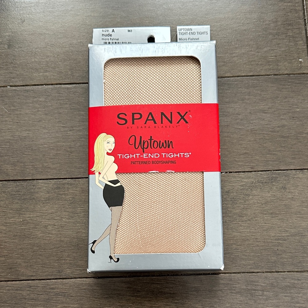 SPANX Uptown Nude Patterned Tights